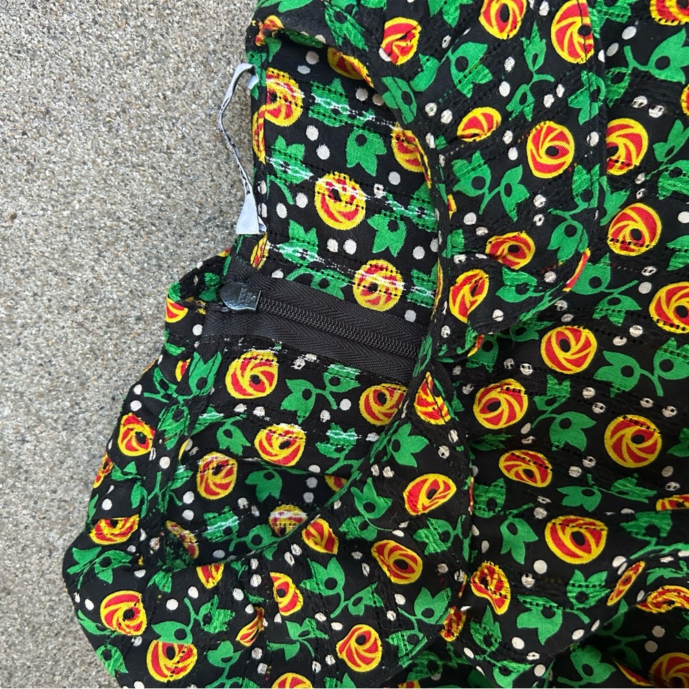 Batsheva Collared floral mini cotton dress - Picture 8 of 10